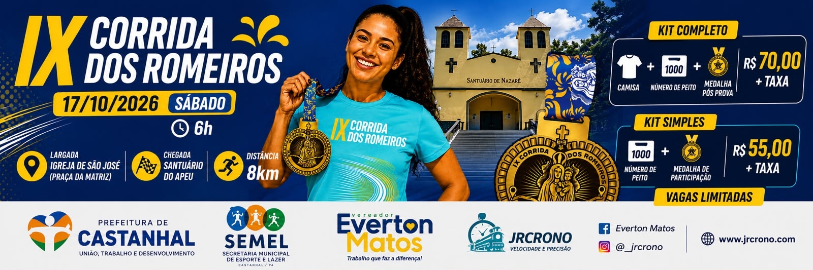 IX CORRIDA DO ROMEIRO - CASTANHAL-PA 2026